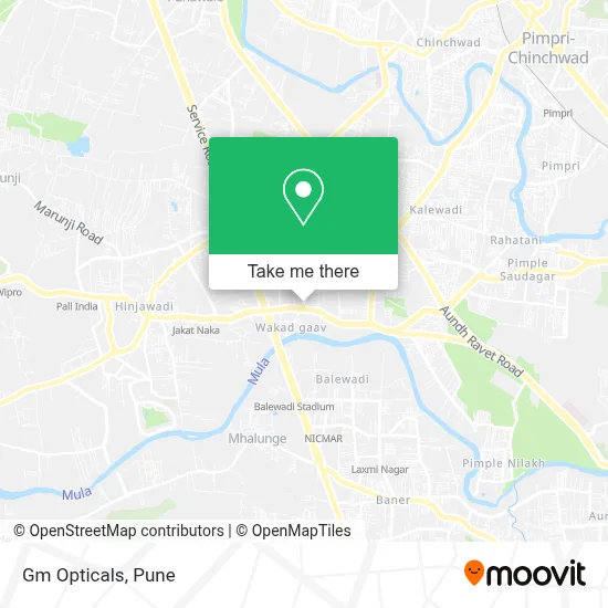 Gm Opticals map