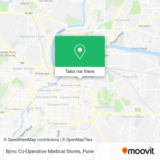 Bjmc Co-Operative Medical Stores map