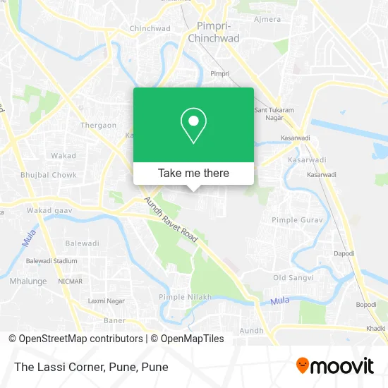 The Lassi Corner, Pune map