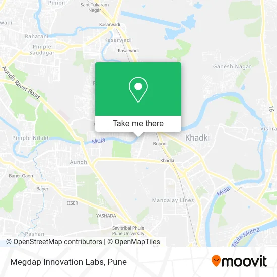 Megdap Innovation Labs map