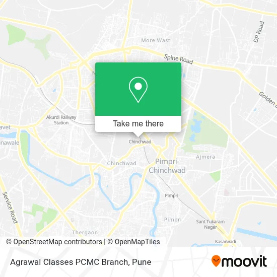 Agrawal Classes PCMC Branch map