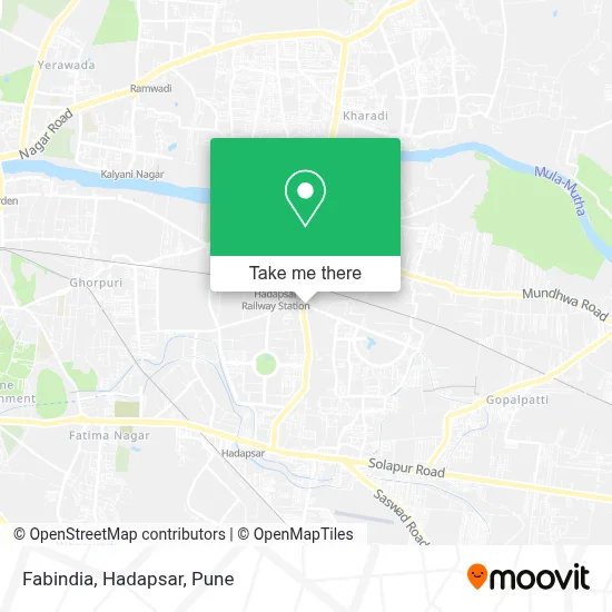 Fabindia, Hadapsar map