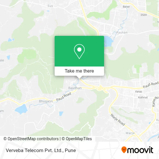 Verveba Telecom Pvt. Ltd. map