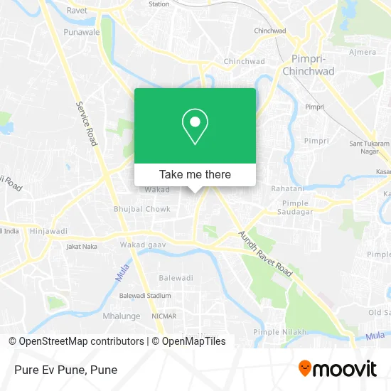 Pure Ev Pune map