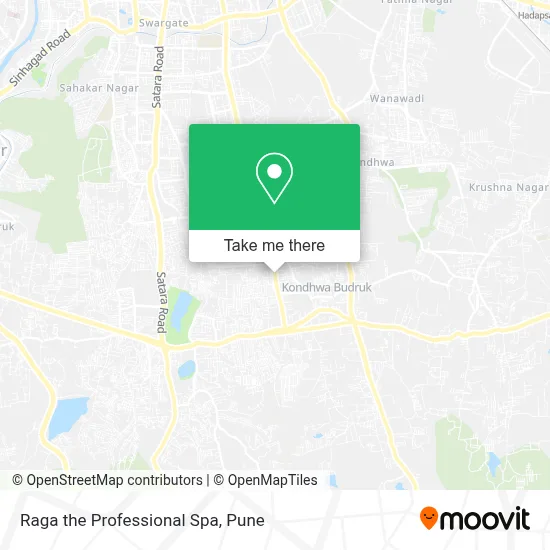 Raga the Professional Spa map