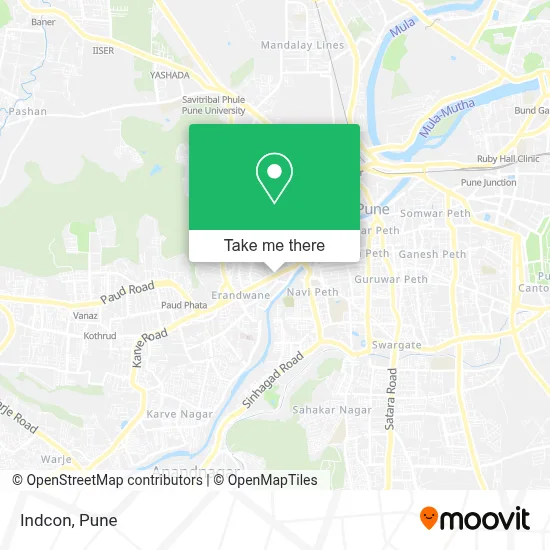 Indcon map