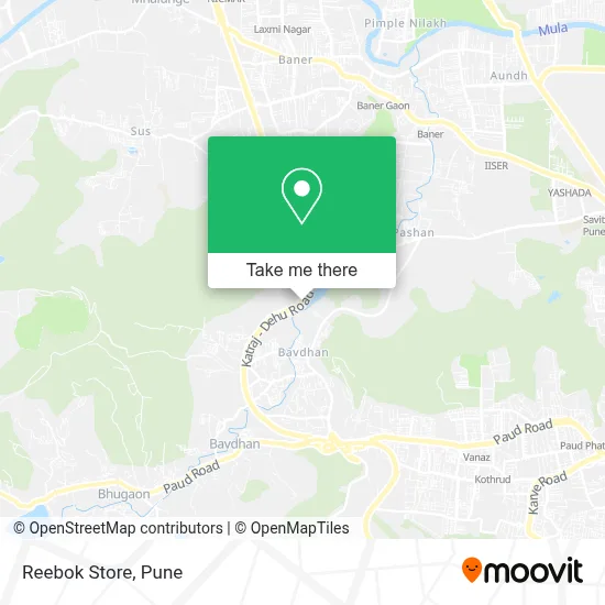Reebok Store map