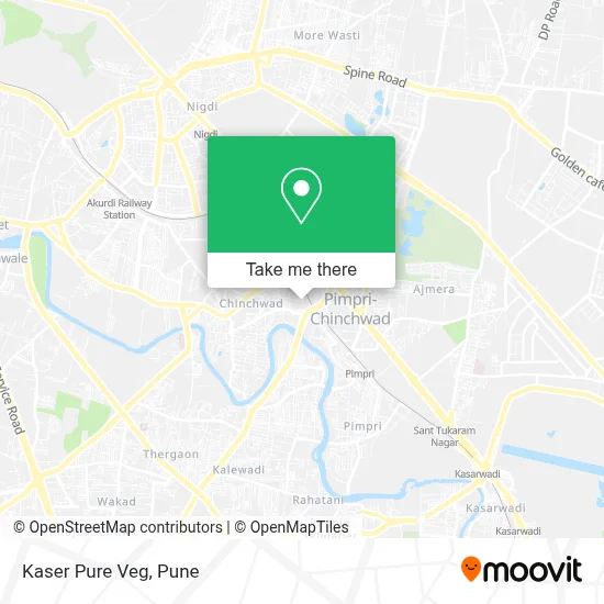 Kaser Pure Veg map