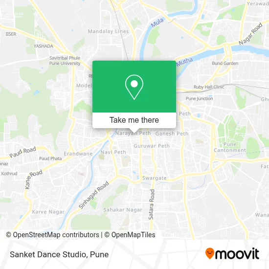 Sanket Dance Studio map