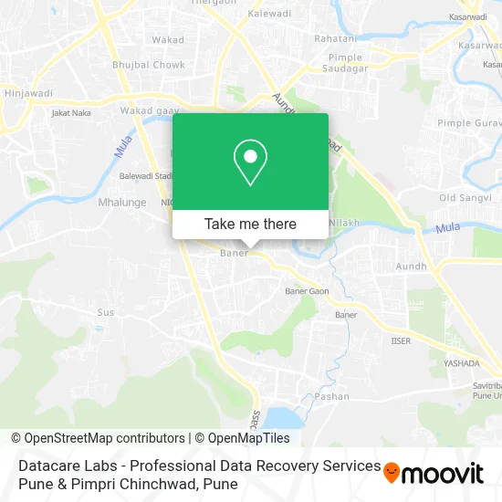 Datacare Labs - Professional Data Recovery Services Pune & Pimpri Chinchwad map