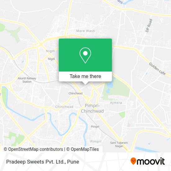 Pradeep Sweets Pvt. Ltd. map