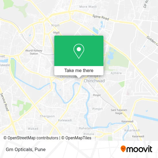 Gm Opticals map