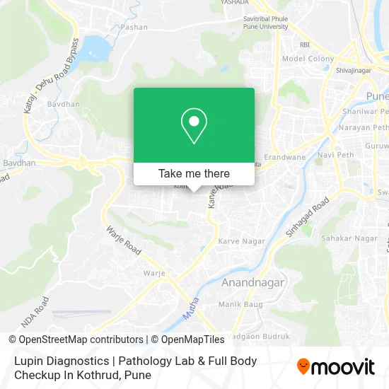 Lupin Diagnostics | Pathology Lab & Full Body Checkup In Kothrud map