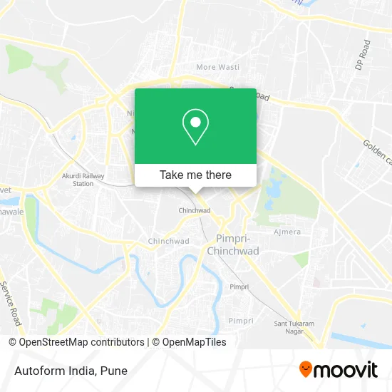 Autoform India map