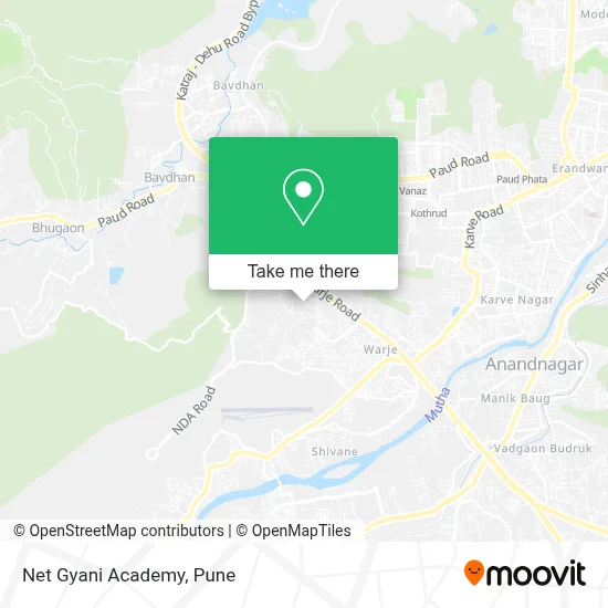 Net Gyani Academy map
