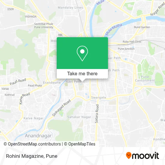 Rohini Magazine map