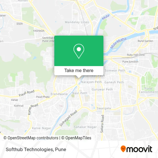 Softhub Technologies map