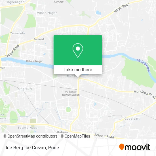 Ice Berg Ice Cream map