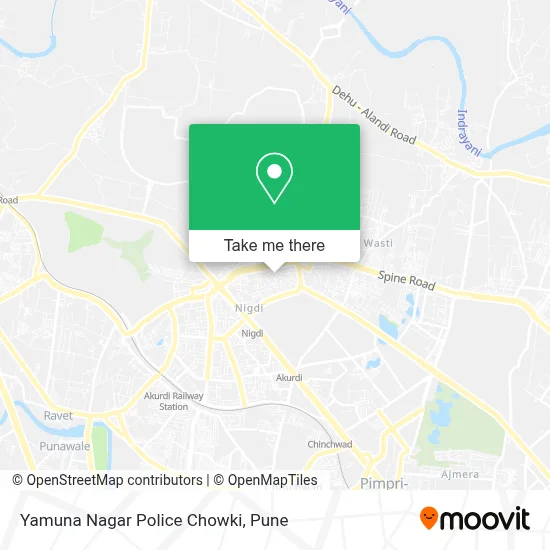 Yamuna Nagar Police Chowki map