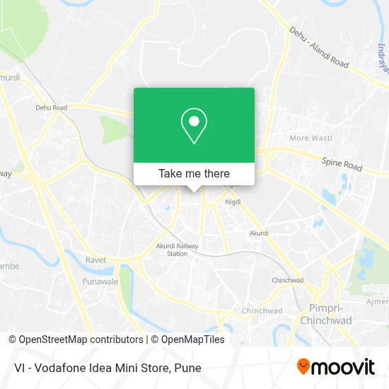 VI - Vodafone Idea Mini Store map