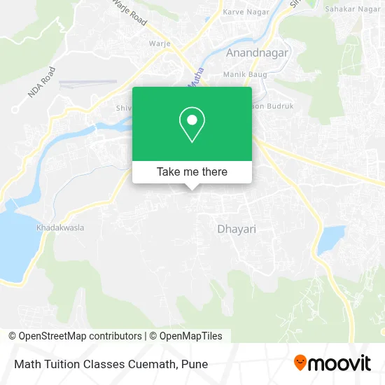 Math Tuition Classes Cuemath map