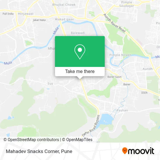 Mahadev Snacks Corner map