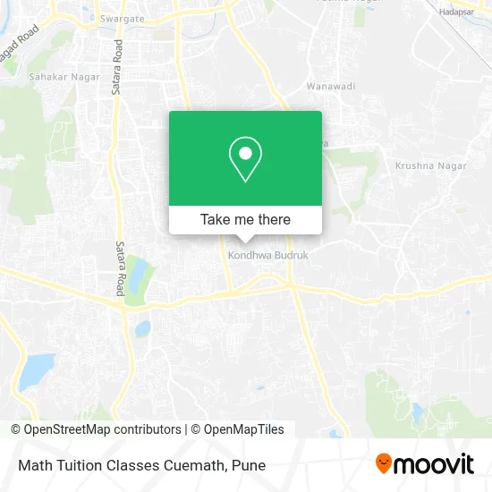 Math Tuition Classes Cuemath map