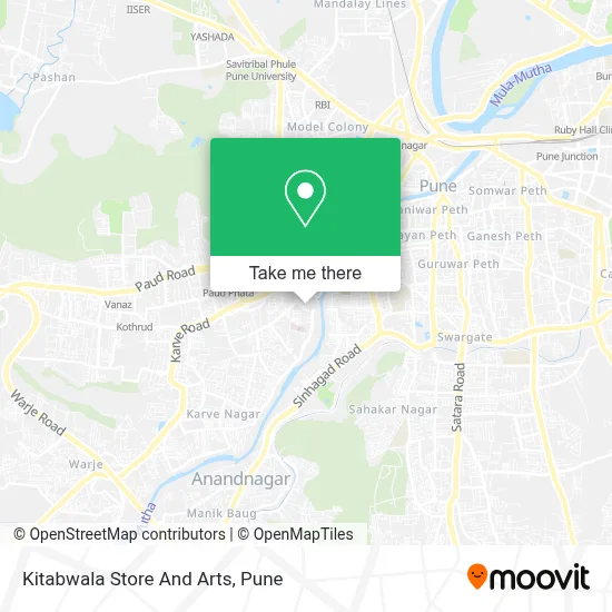 Kitabwala Store And Arts map
