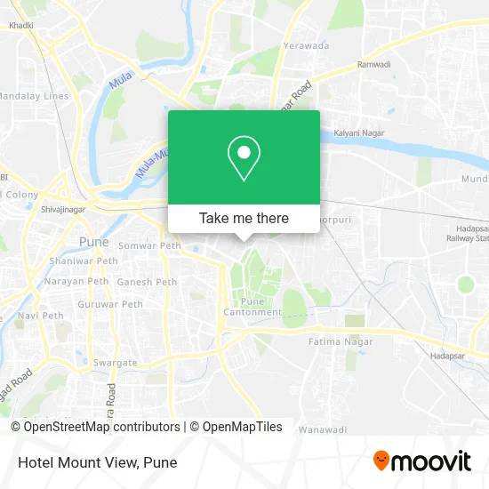 Hotel Mount View map