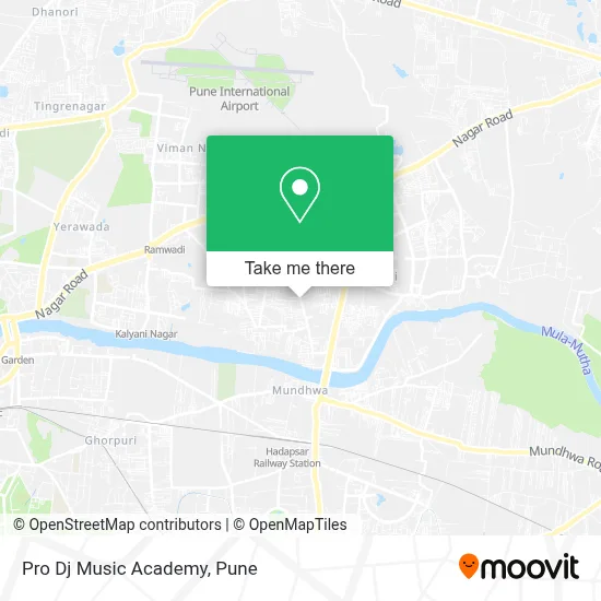 Pro Dj Music Academy map