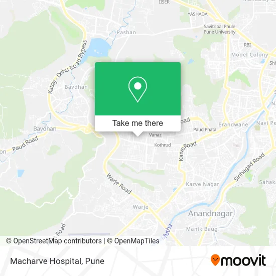 Macharve Hospital map