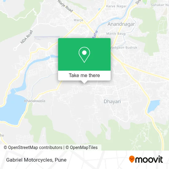 Gabriel Motorcycles map