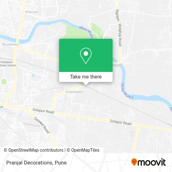 Pranjal Decorations map