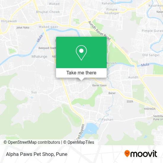 Alpha Paws Pet Shop map