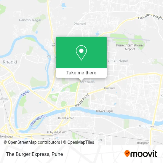 The Burger Express map