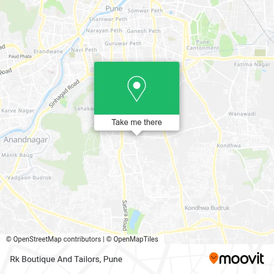 Rk Boutique And Tailors map
