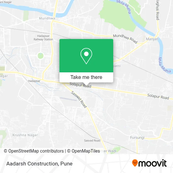 Aadarsh Construction map