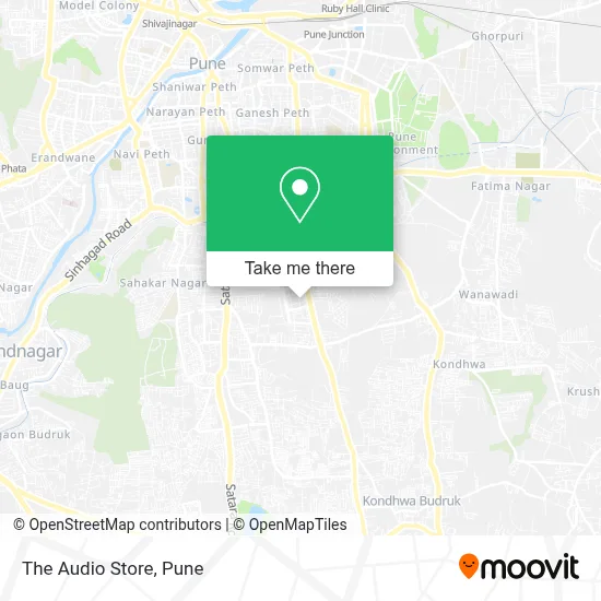 The Audio Store map