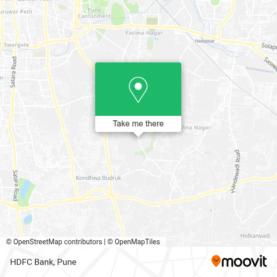 HDFC Bank map