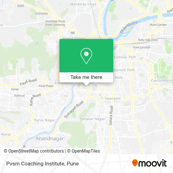 Pvsm Coaching Institute map