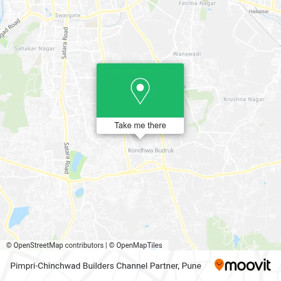 Pimpri-Chinchwad Builders Channel Partner map