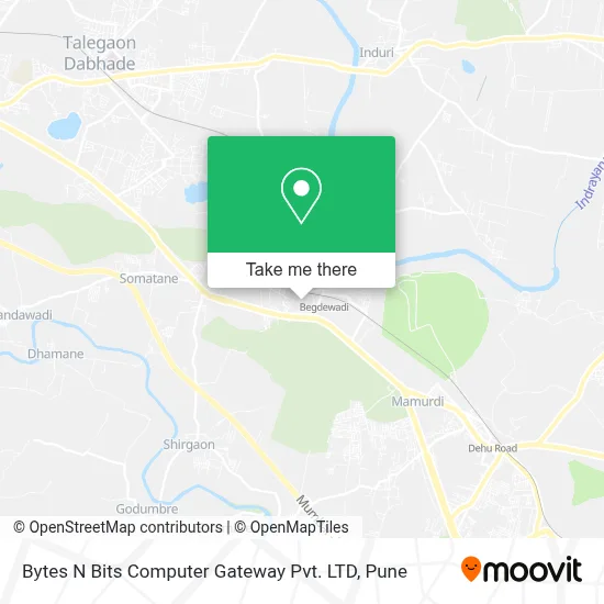 Bytes N Bits Computer Gateway Pvt. LTD map