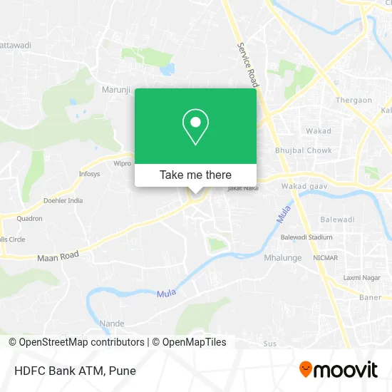 HDFC Bank Atm map
