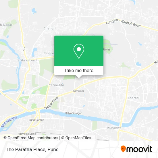 The Paratha Place map