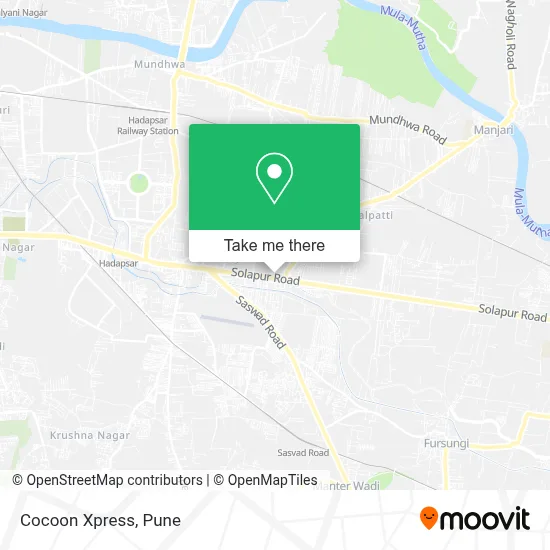 Cocoon Xpress map