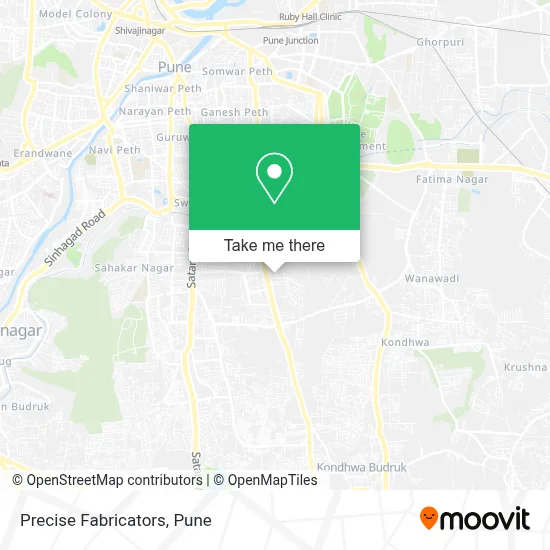 Precise Fabricators map