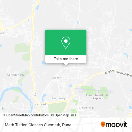 Math Tuition Classes Cuemath map