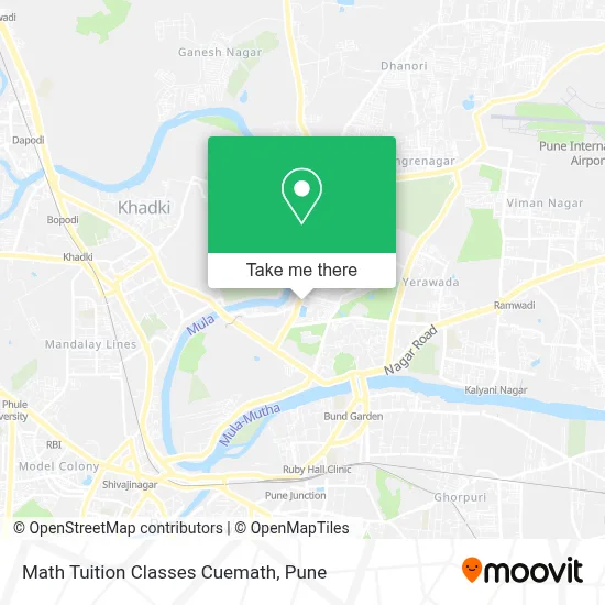 Math Tuition Classes Cuemath map