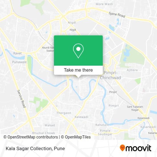 Kala Sagar Collection map
