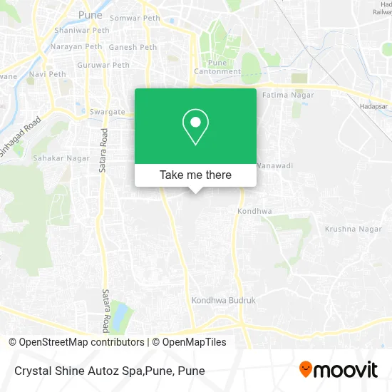 Crystal Shine Autoz Spa,Pune map